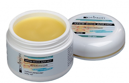 Крем-воск для ног увлажняющий с молочной кислотой Sofiprofi, 50 мл